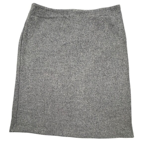 NWT Old Navy Gray Wool Blend Felted Knit Pencil Skirt Work Office Minimalist 12 - Picture 1 of 13